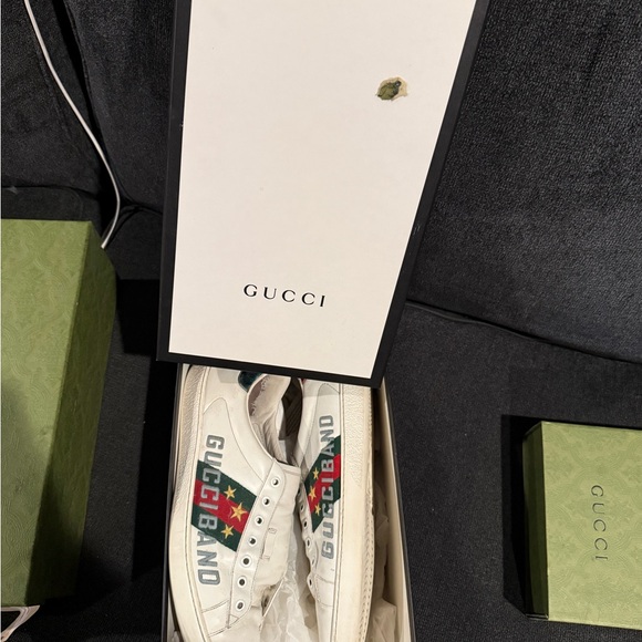 Men size 12 gucci sneakers